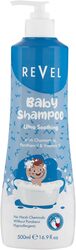 Revel Baby Shampoo Ultra Soothing 500ml, Chamomile, Panthenol, Vitamin E, Shampoo Kids, Parabens Free, Hypoallergenic, No Harsh Chemicals, Baby Care, Daily Use